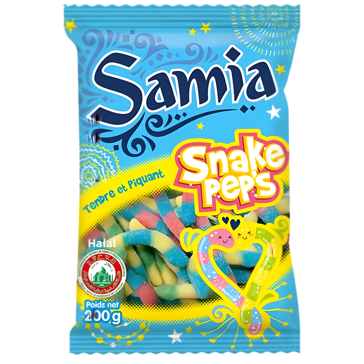 Bonbons snake pep's halal SAMIA