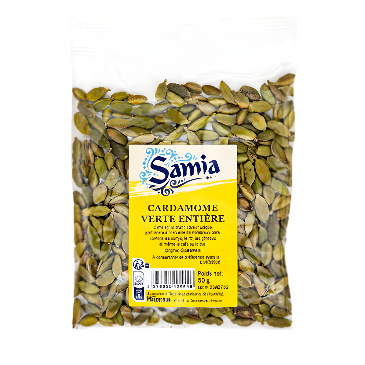 Cardamome verte entière SAMIA