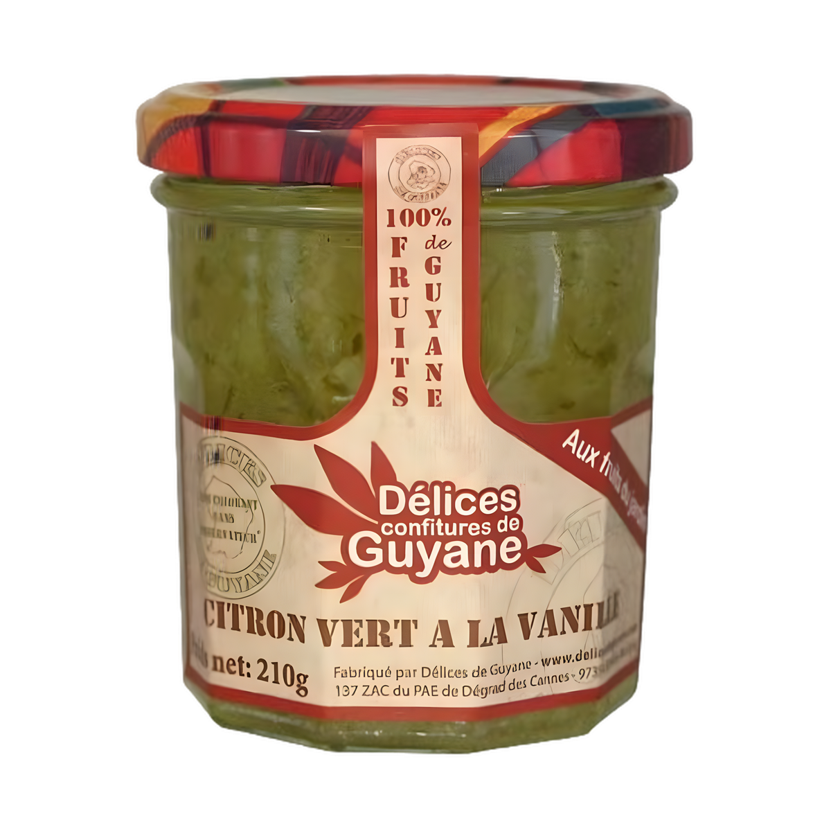 Confiture Citron vert Vanille DÉLICES DE GUYANE