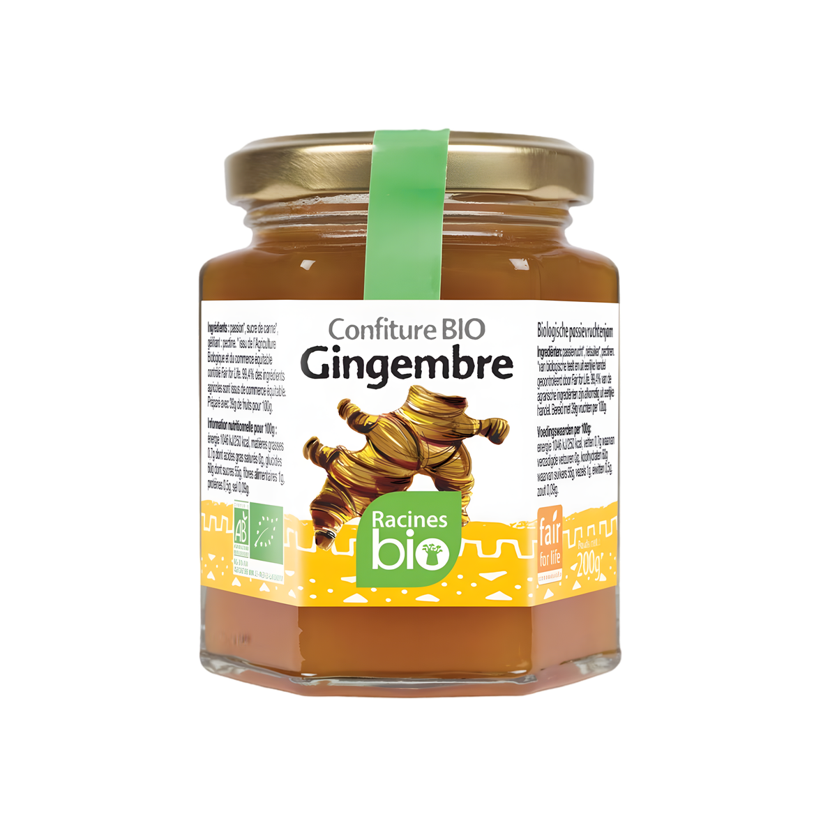 Confiture gingembre RACINES BIO