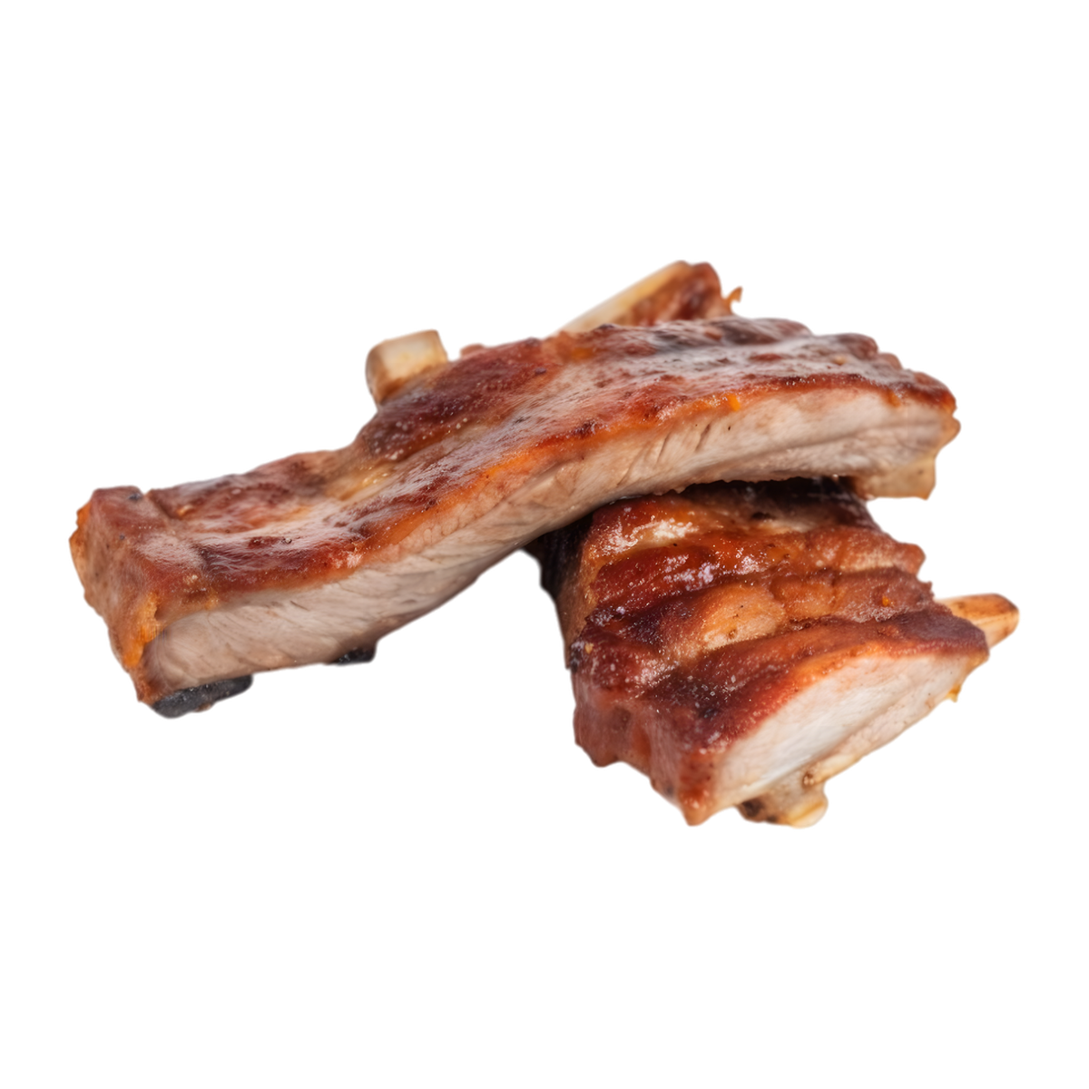 Côtis de porc fumé