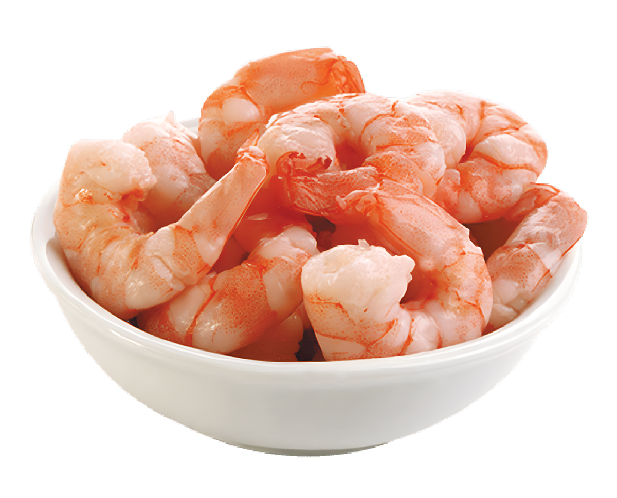 Crevettes cuites décortiquées