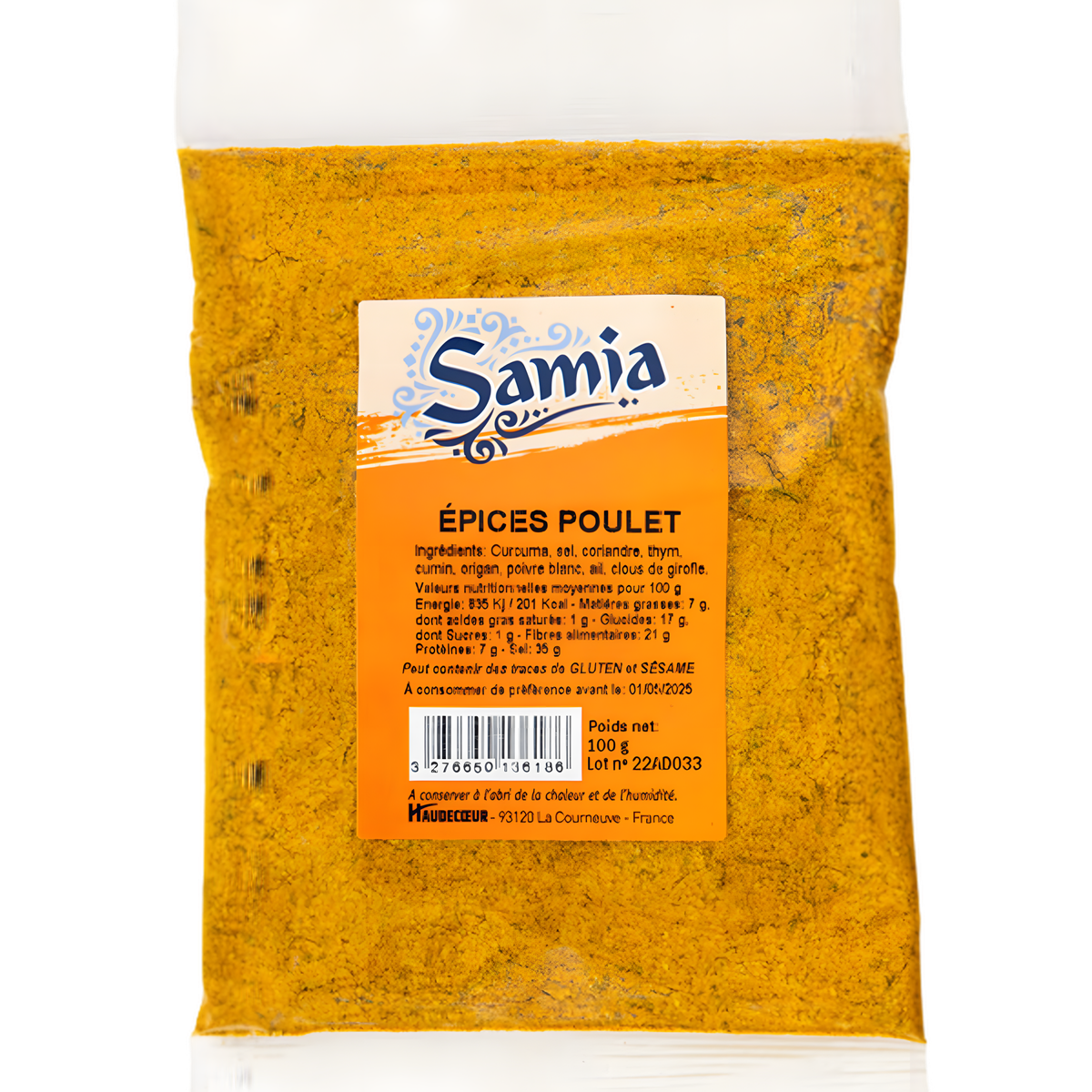 Epices pour poulet SAMIA