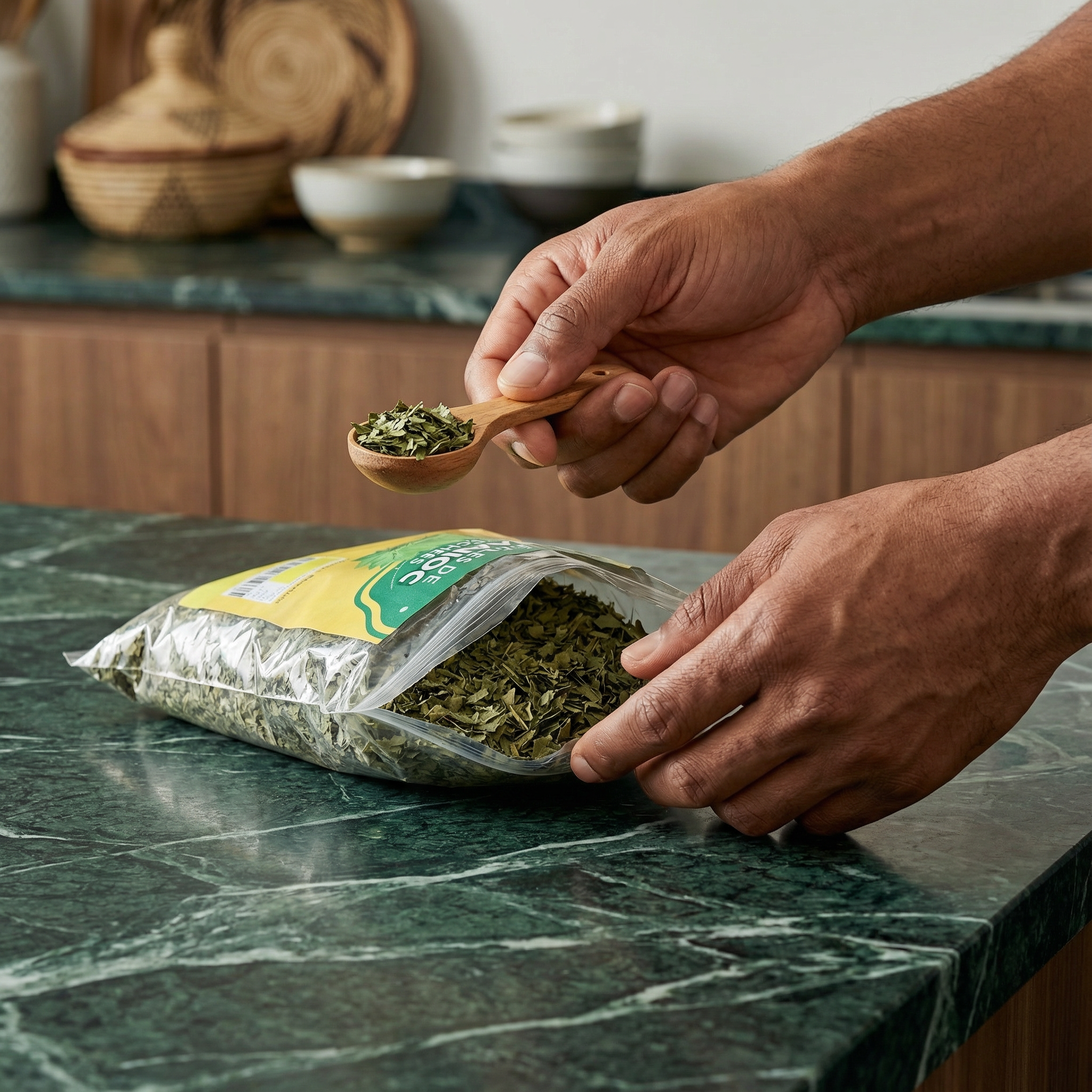 Feuille de manioc séchée NUMBER ONE