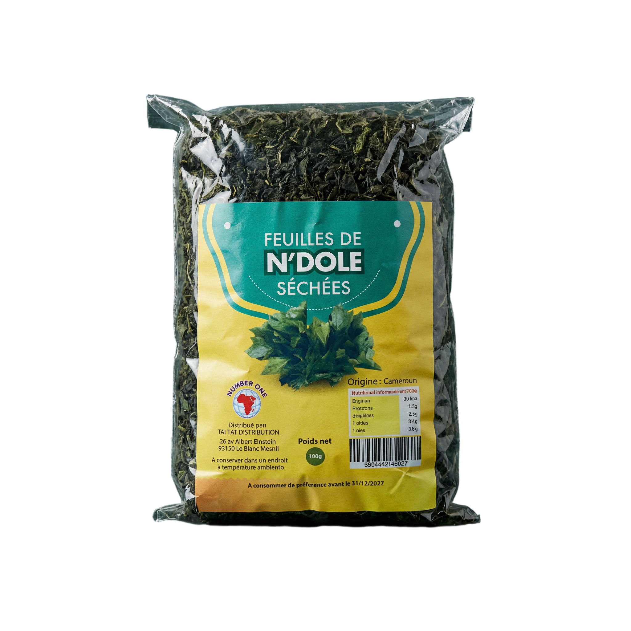 Feuilles de Ndolé séchées NUMBER ONE