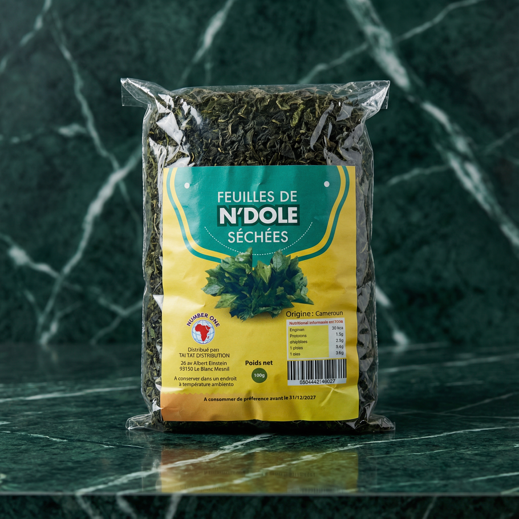 Feuilles de Ndolé séchées NUMBER ONE