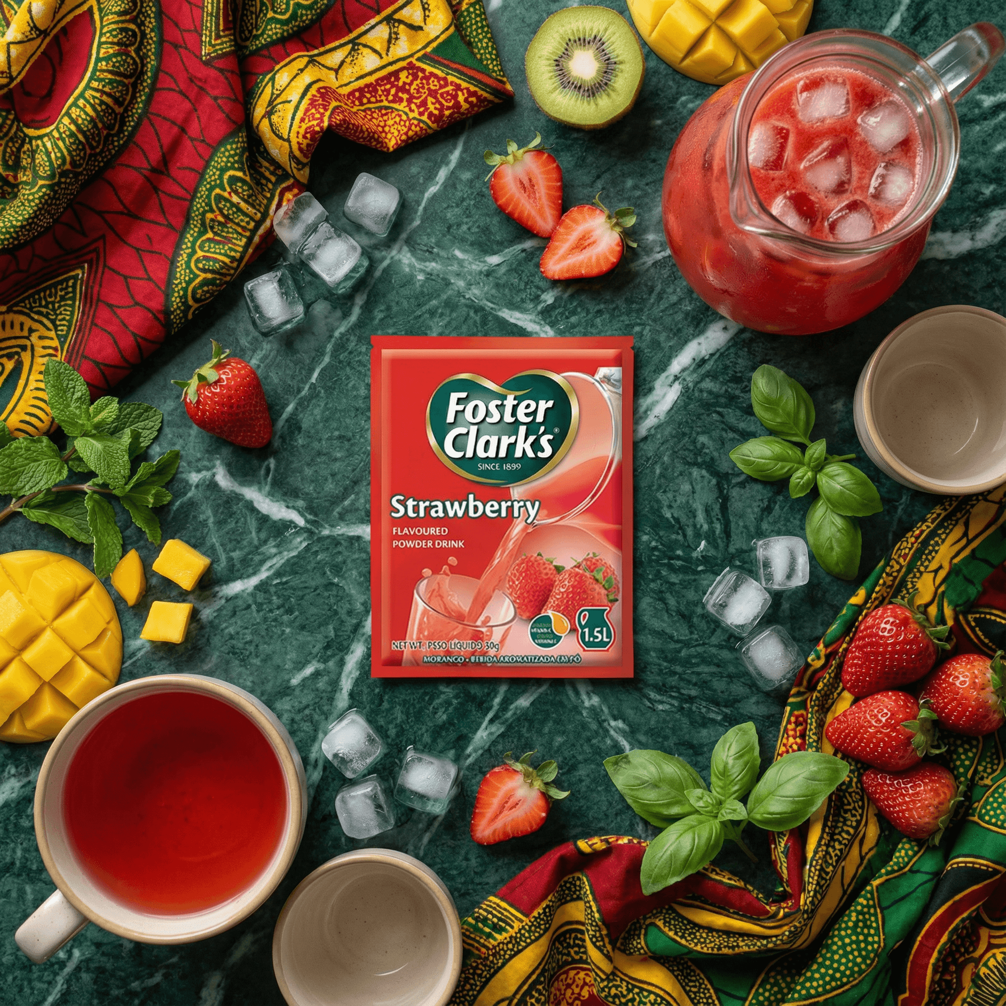 Jus en poudre Fraise FOSTER CLARKS