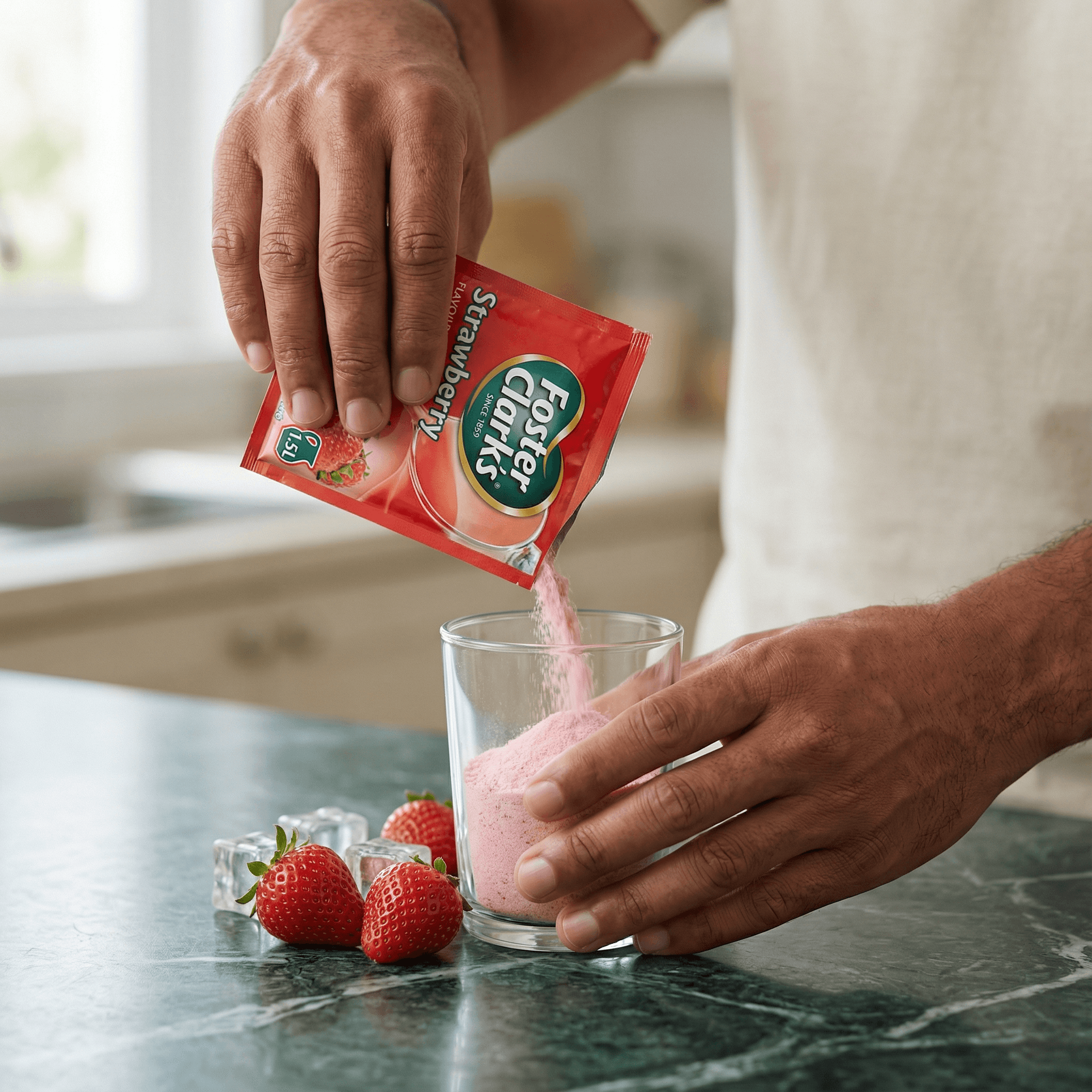 Jus en poudre Fraise FOSTER CLARKS