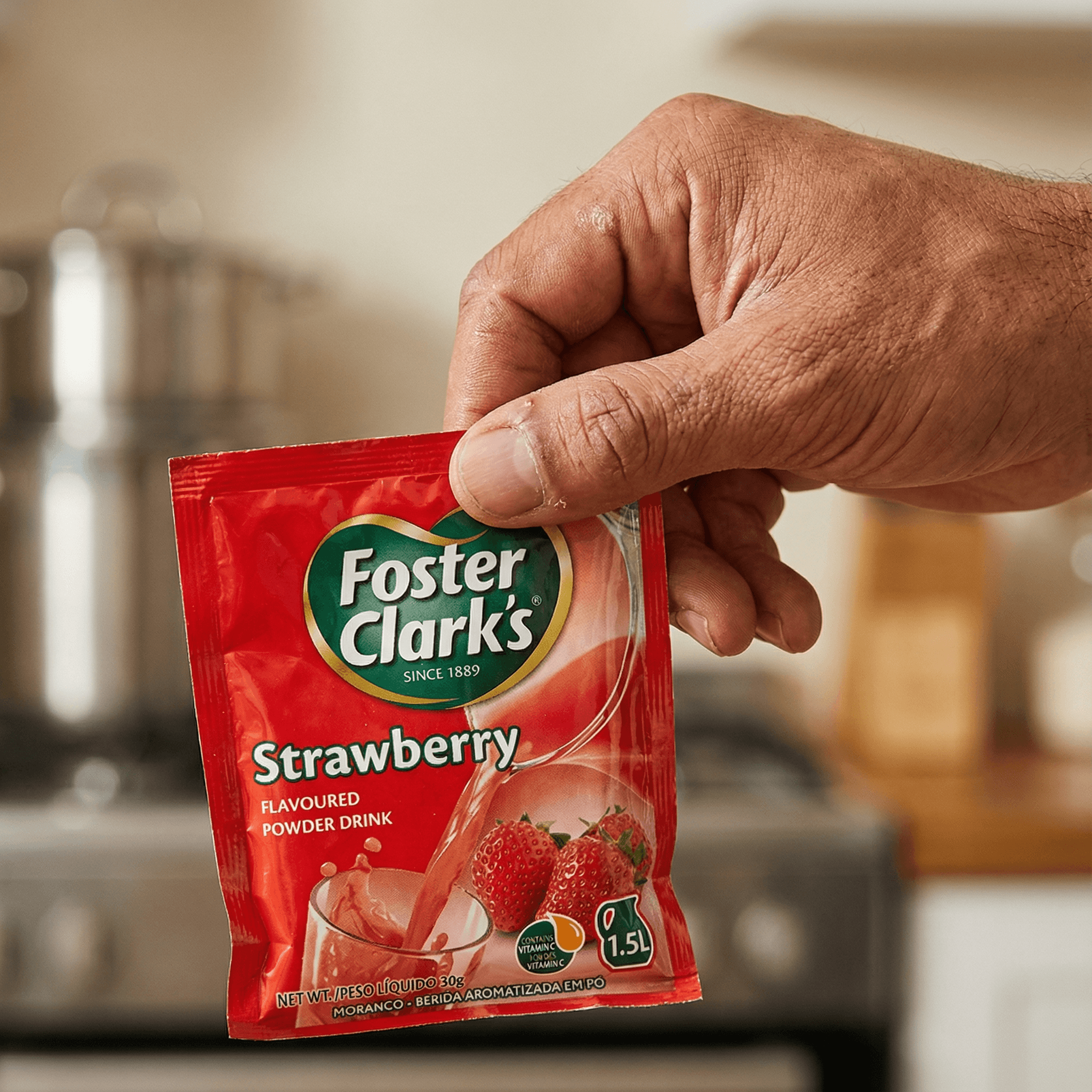 Jus en poudre Fraise FOSTER CLARKS