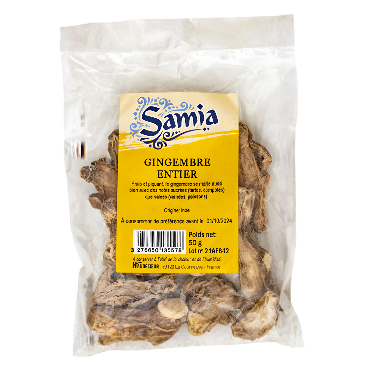 Gingembre entier SAMIA