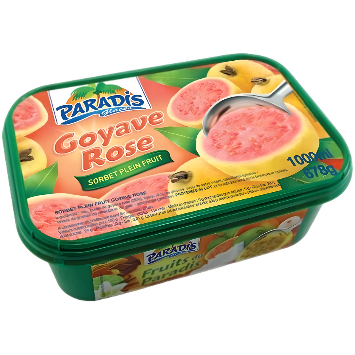 Glaces goût goyave PARADIS GLACE