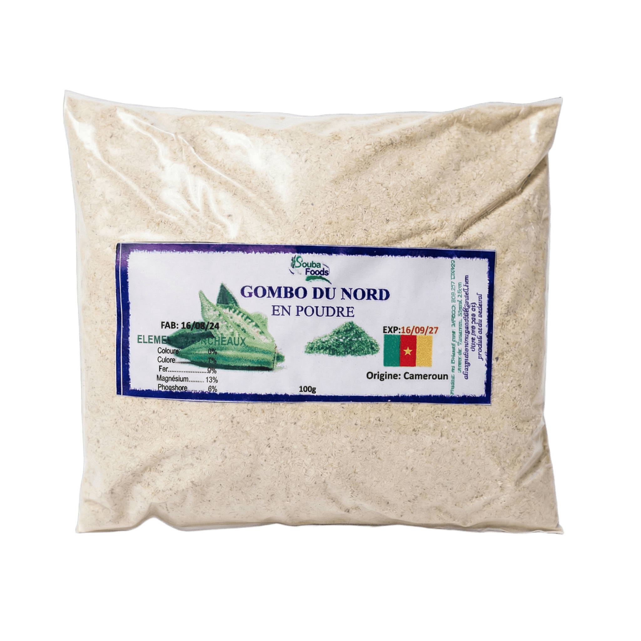 Gombo du nord en poudre BOUBA