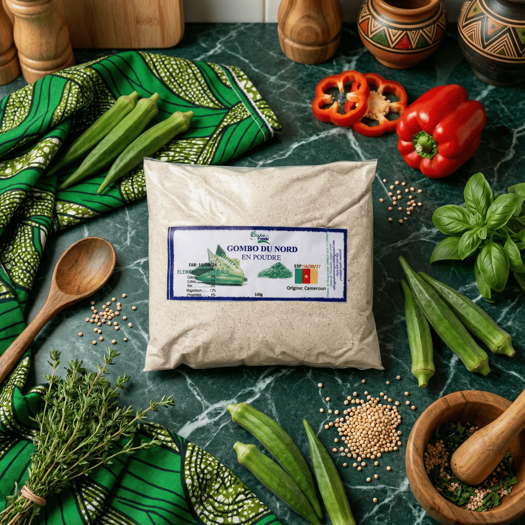 Gombo du nord en poudre BOUBA