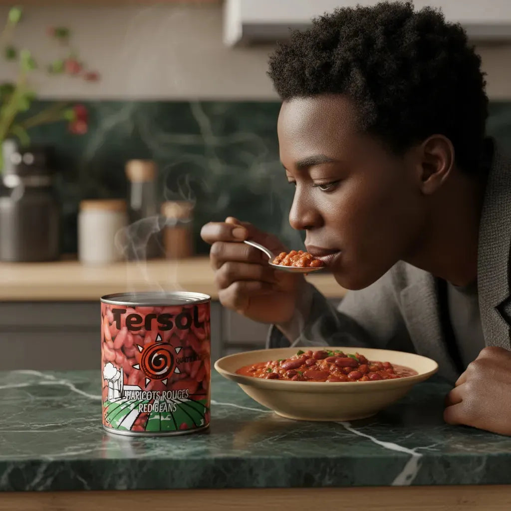Dégustation de Haricots Rouges TERSOL - Riches en Saveurs et Textures, légumineuses savoureuses pour repas chauds et équilibrés.