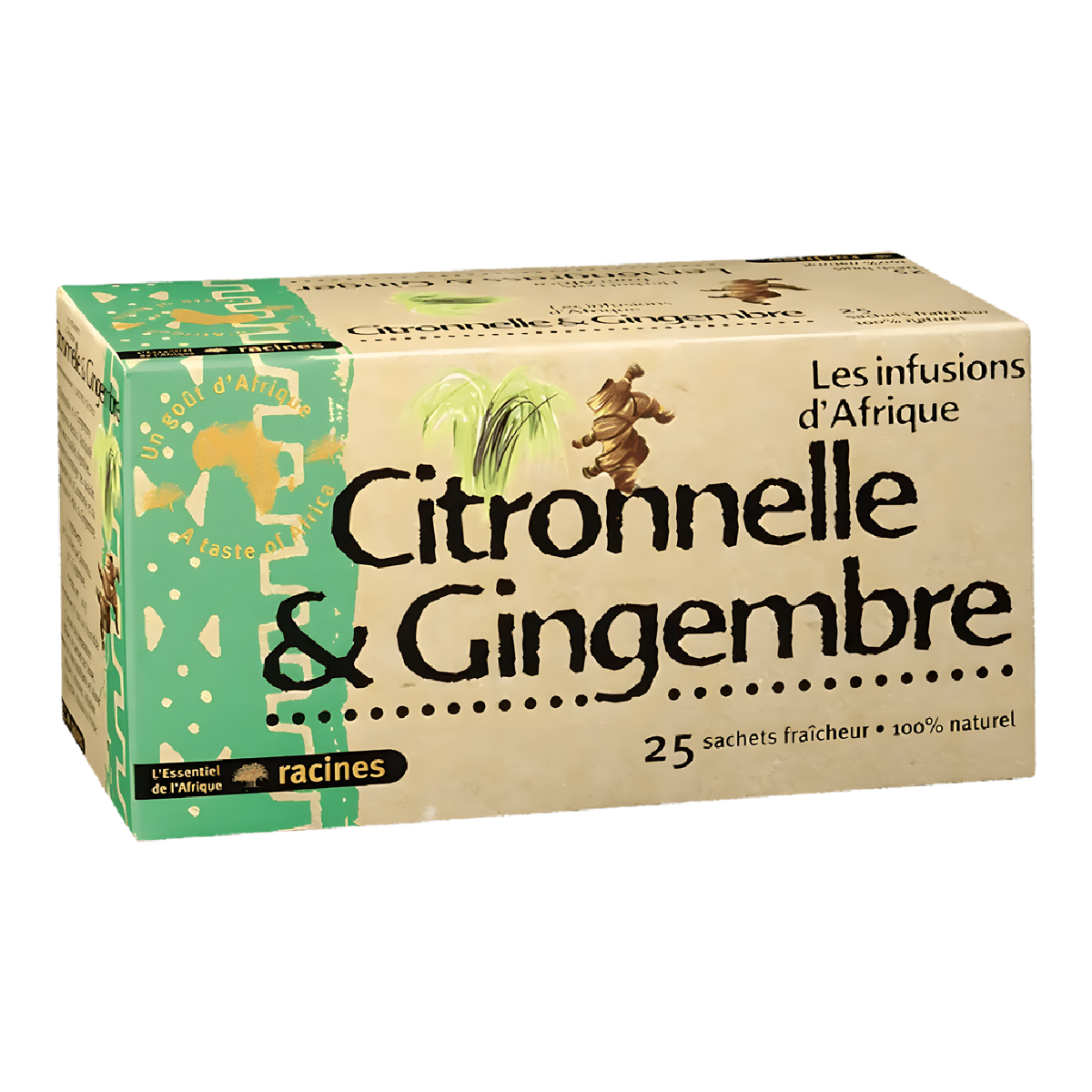 Infusion d'Afrique citronnelle gingembre RACINES