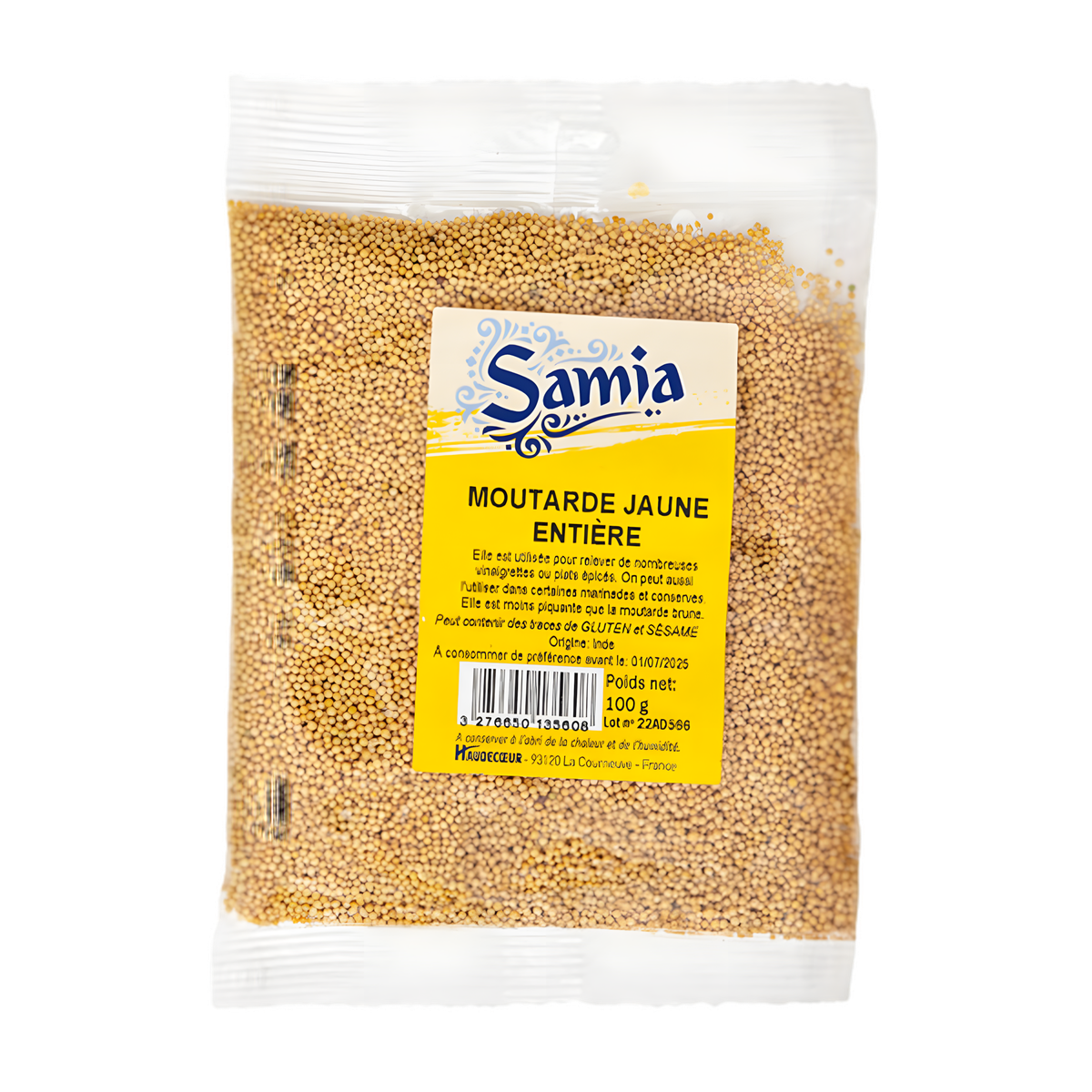 Moutarde jaune entière SAMIA