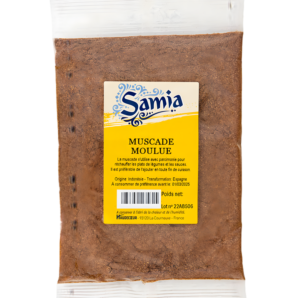 Muscade moulue SAMIA