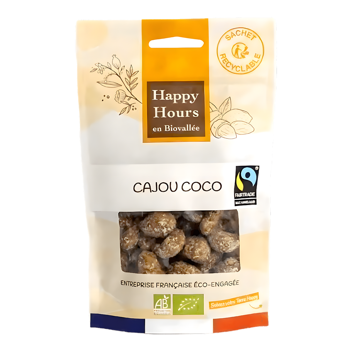 Noix de cajou coco miel BIO HAPPY HOURS