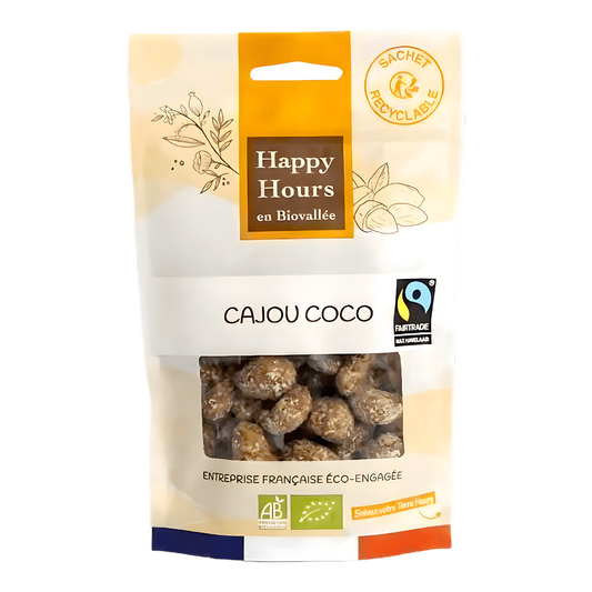 Noix de cajou coco miel BIO HAPPY HOURS