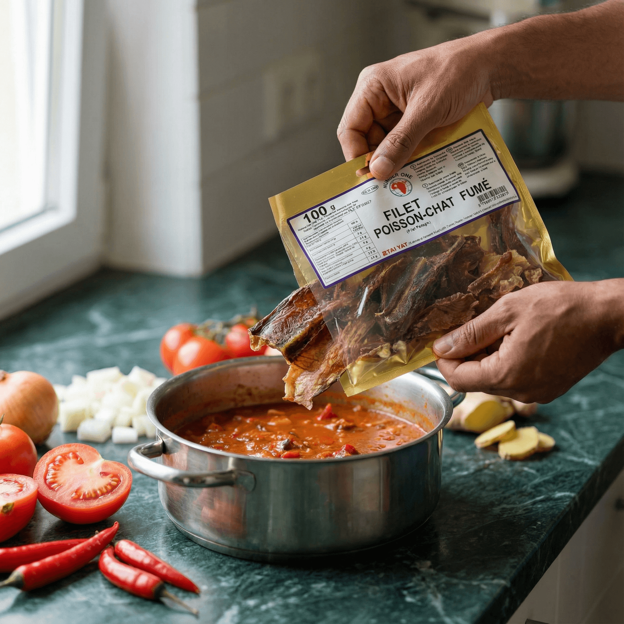 Filet de poisson chat fumé NUMBER ONE