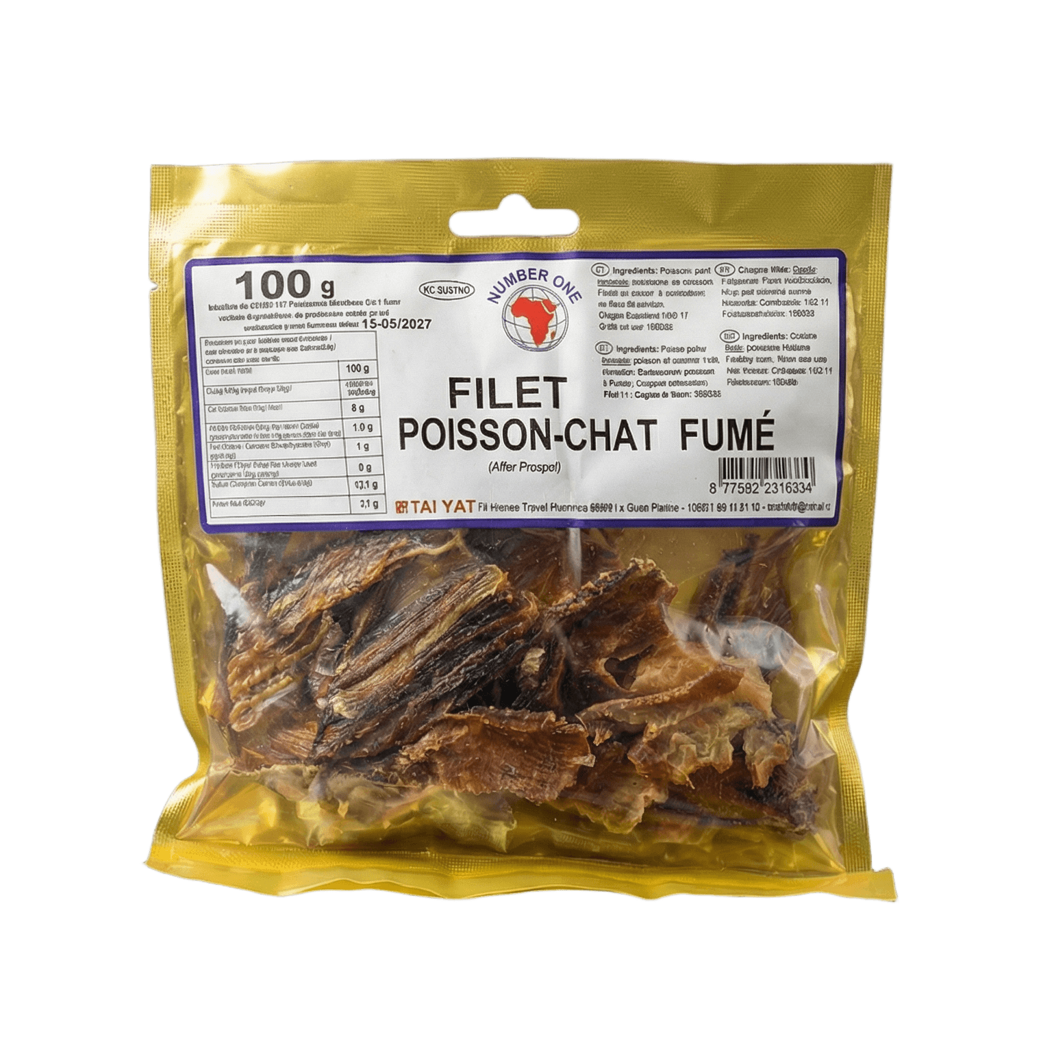 Filet de poisson chat fumé NUMBER ONE