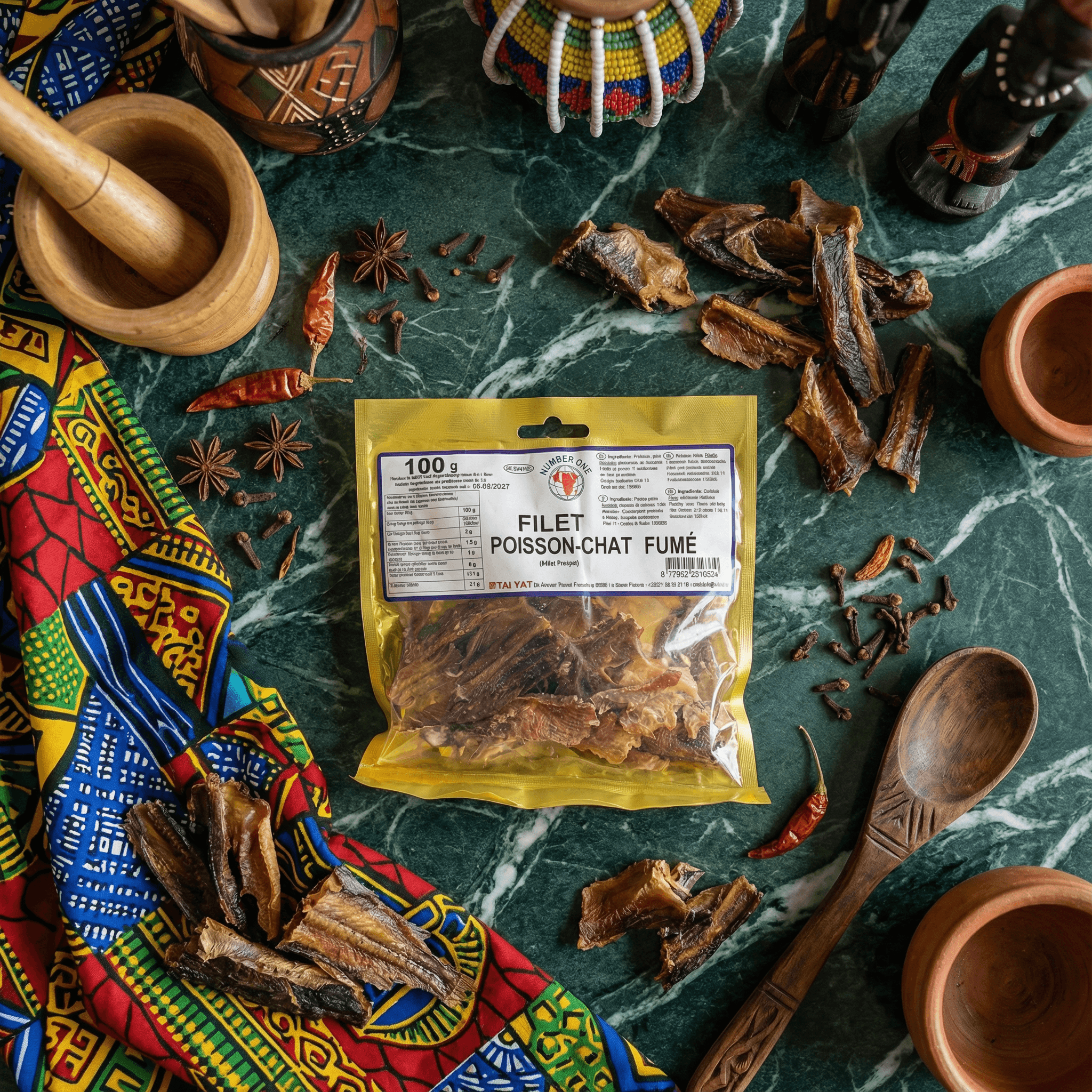 Filet de poisson chat fumé NUMBER ONE