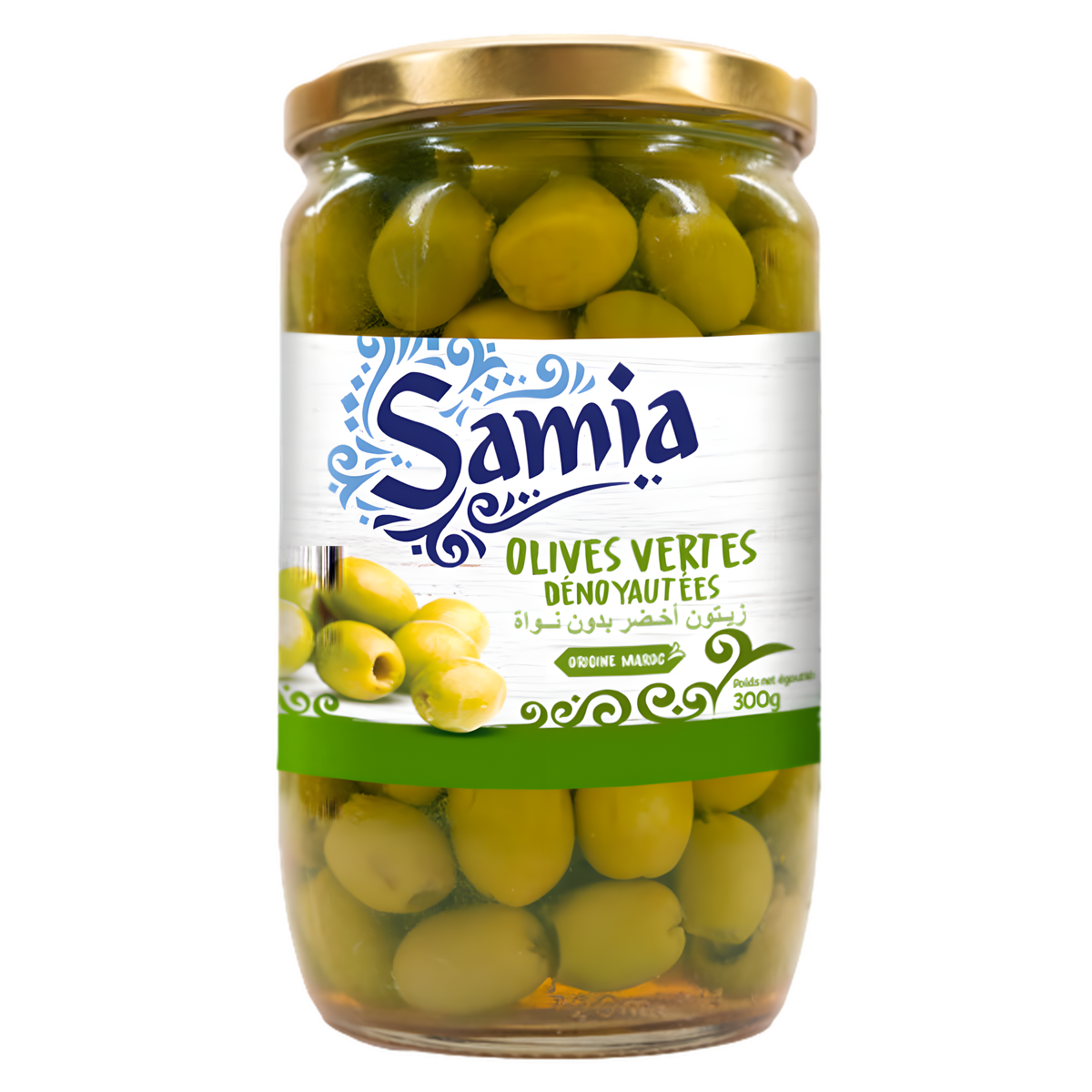 Olives vertes dénoyautées SAMIA