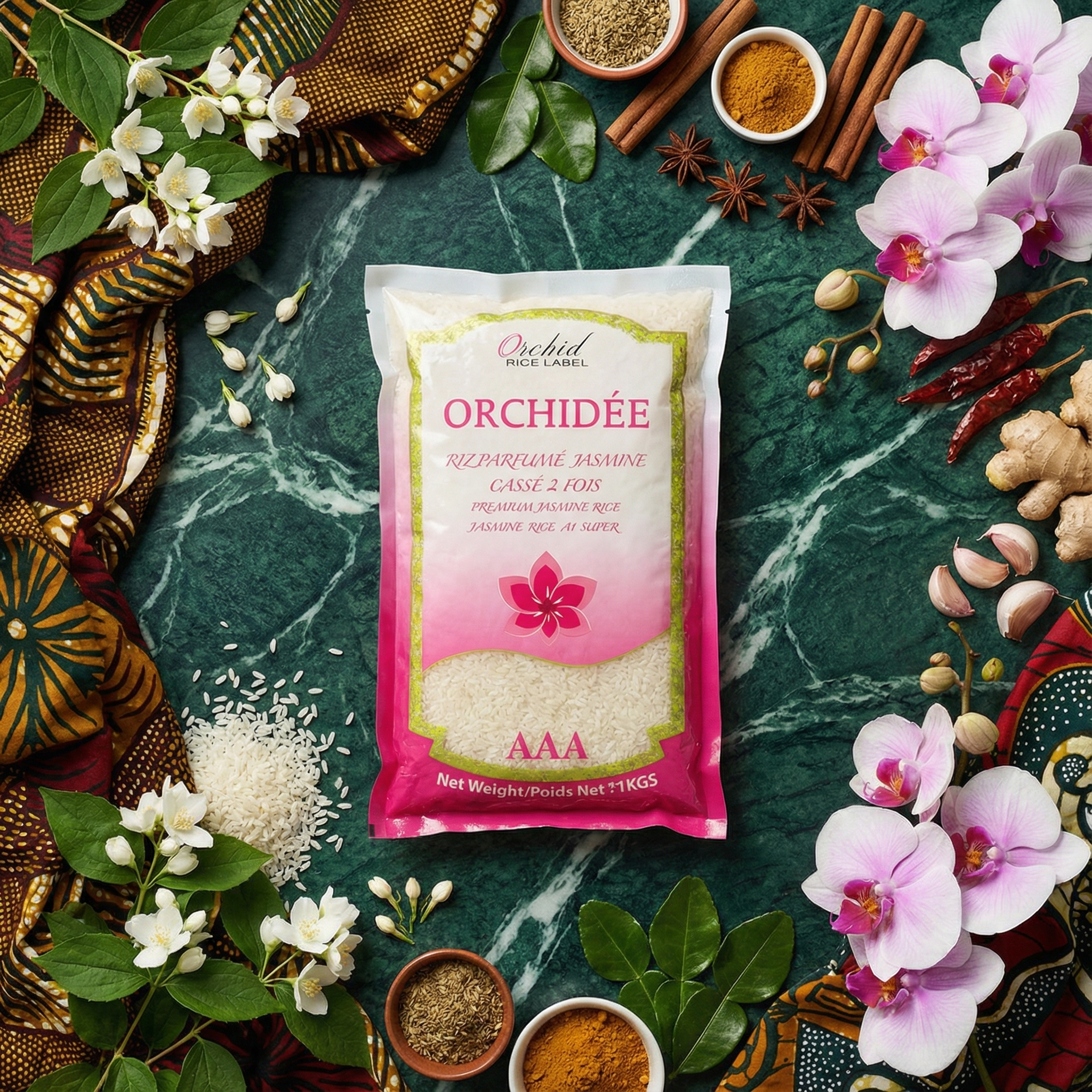 Riz Cassé 2 Fois ORCHIDEE