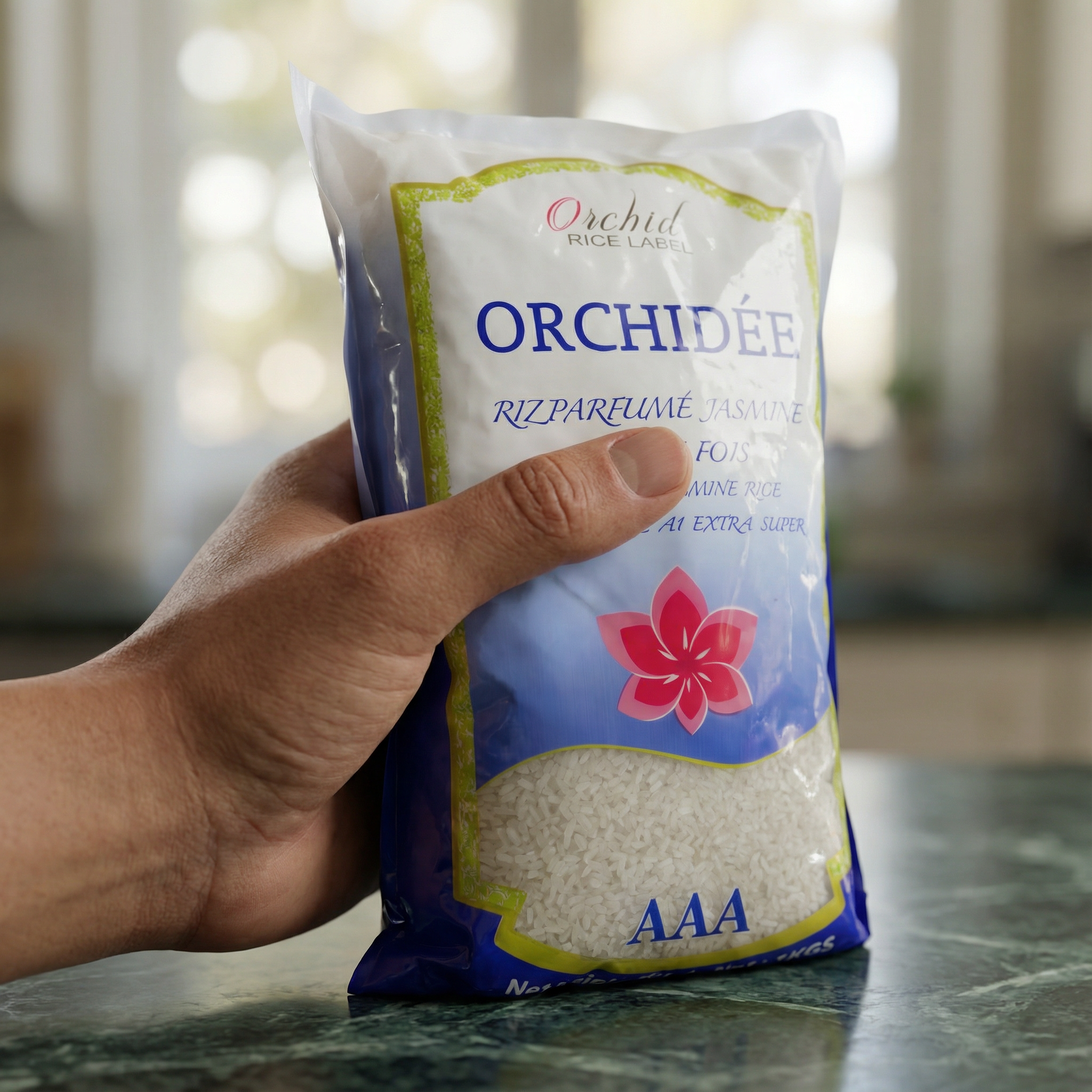 Riz cassé 1 fois ORCHIDEE