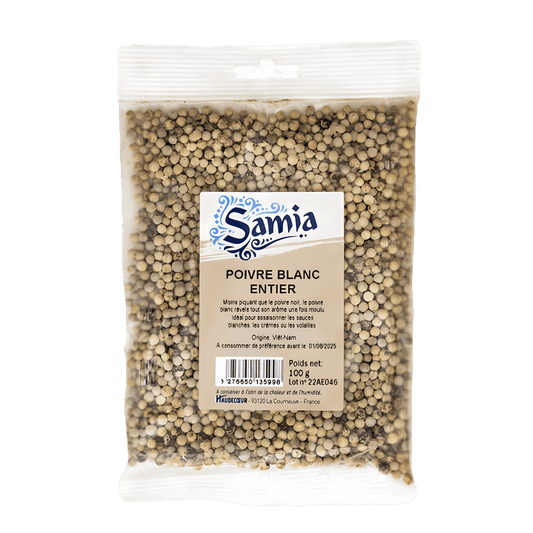 Poivre blanc entier SAMIA