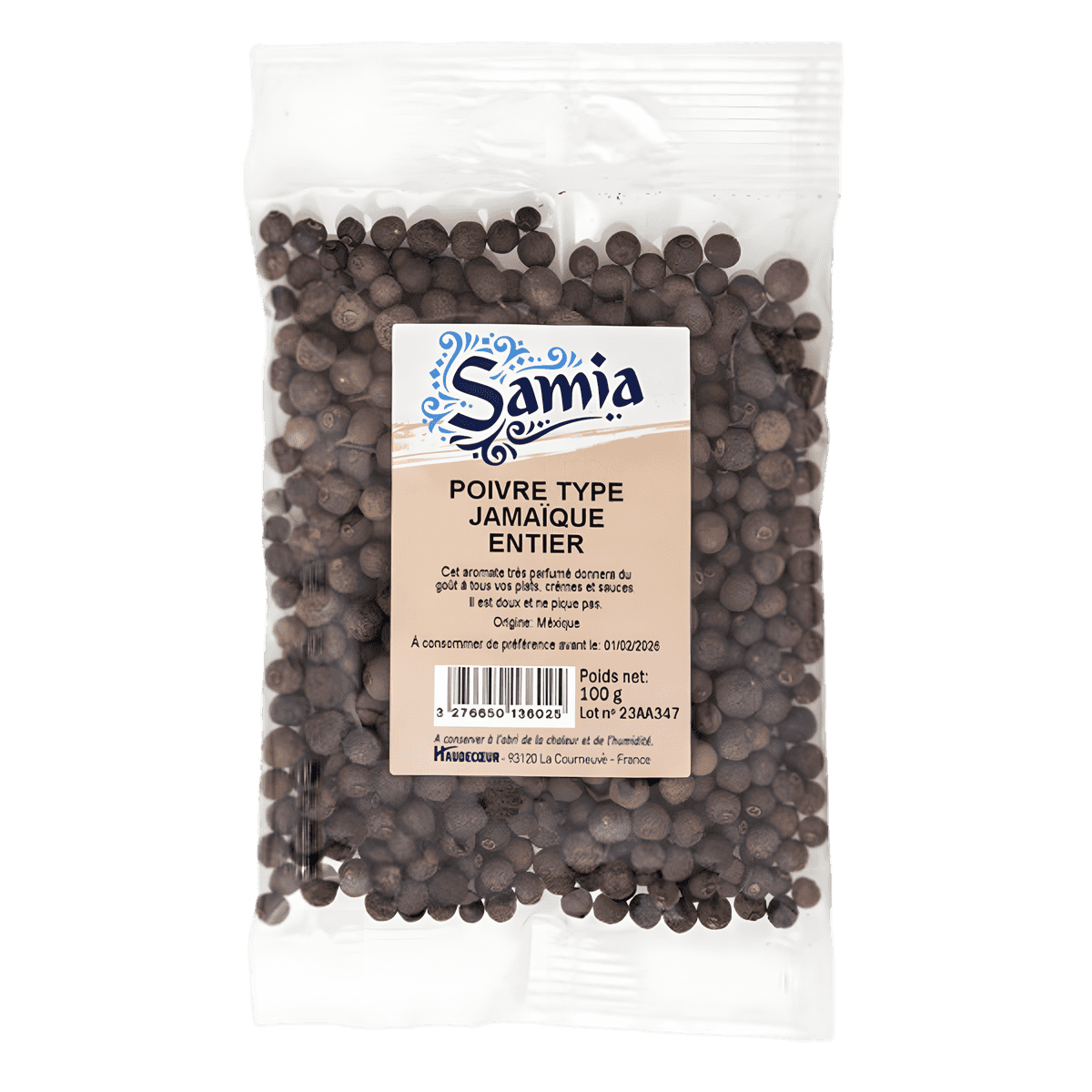 Poivre entier type Jamaïque SAMIA