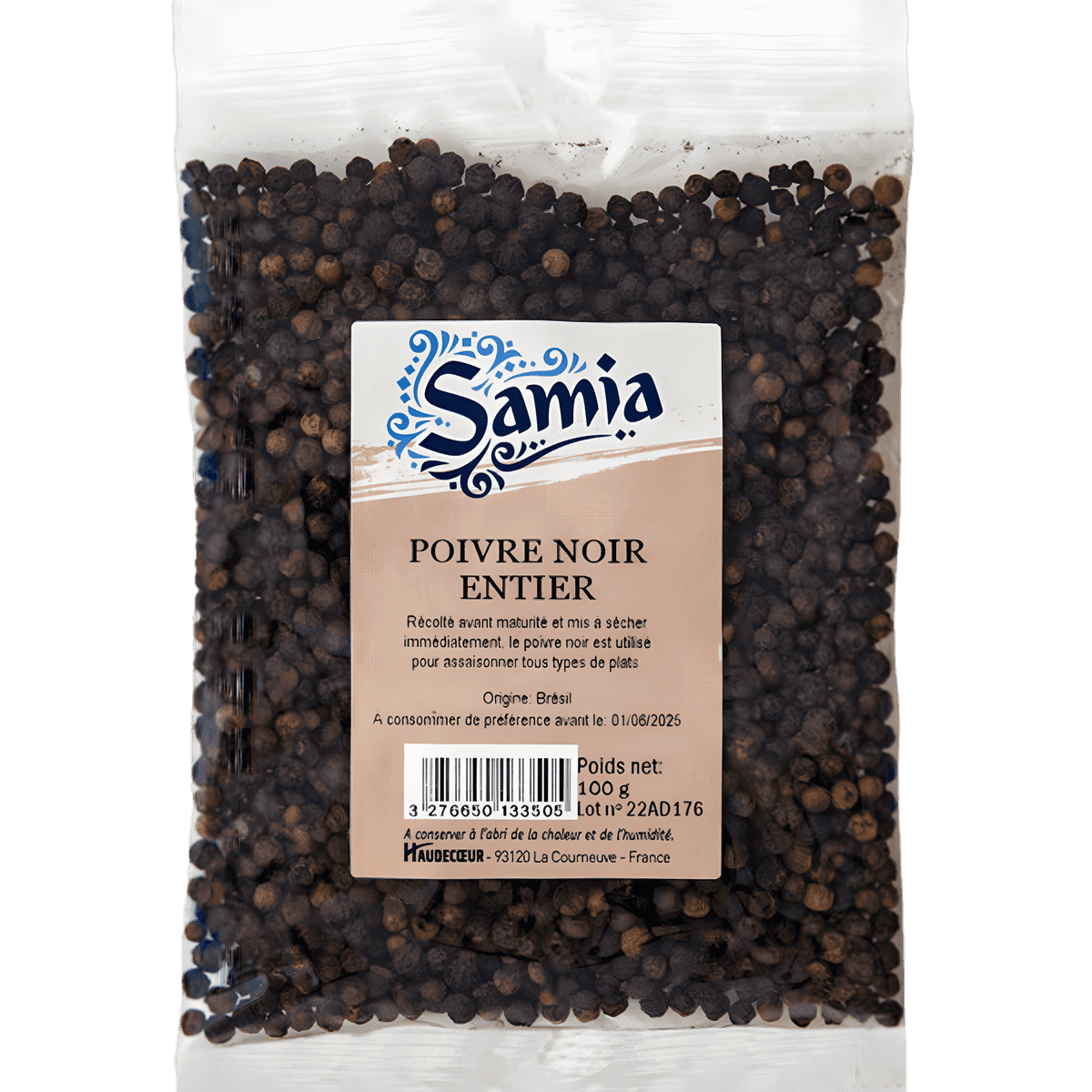Poivre noir entier SAMIA