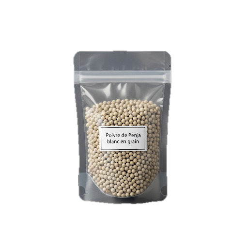 Poivre de Penja blanc en grain authentique
