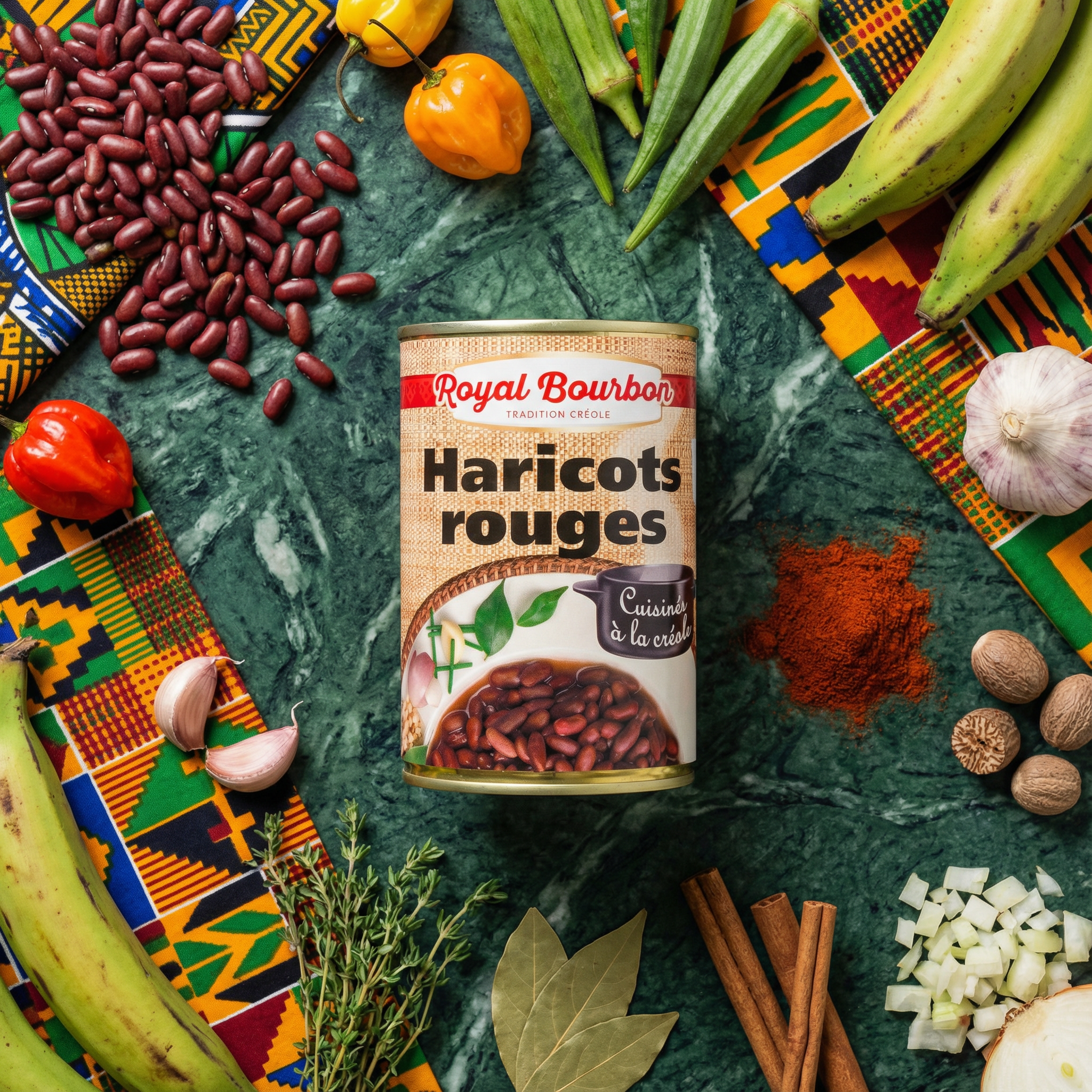 Haricot Rouges cuisinés à la créole ROYAL BOURBON