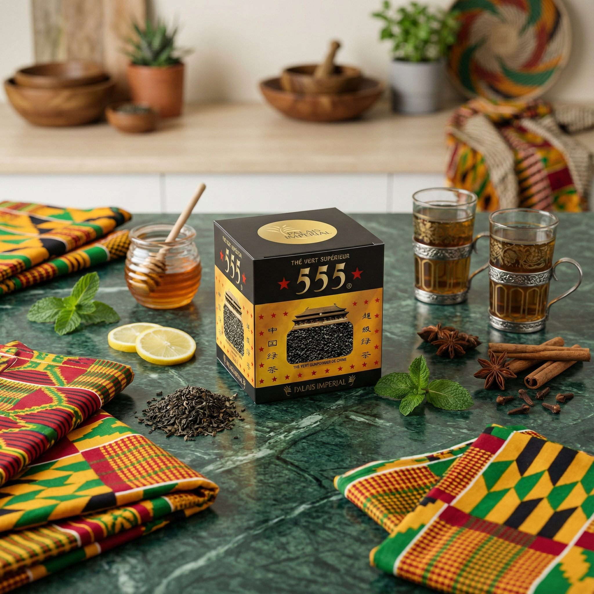 Thè verde gunpowder superextra 555