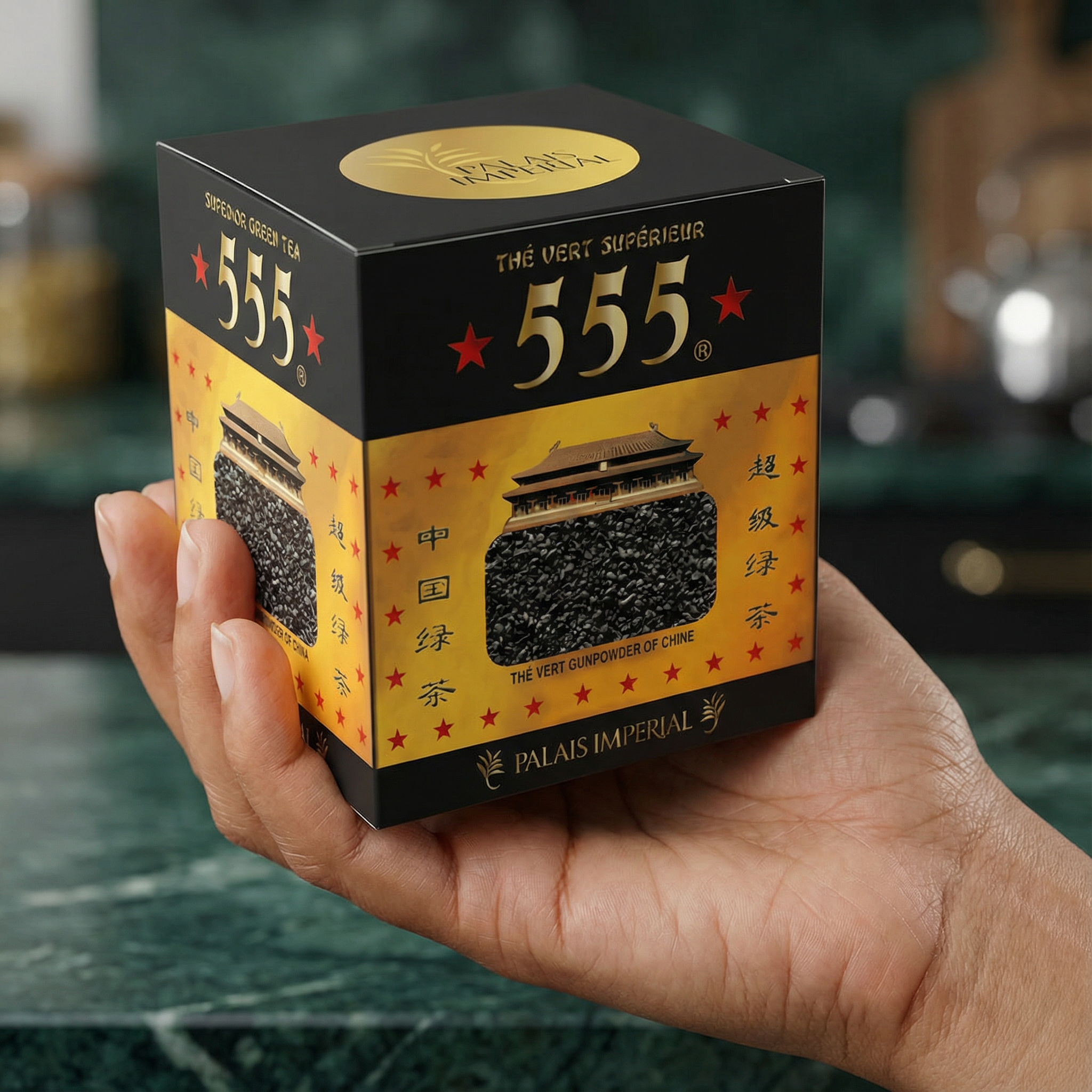 Thè verde gunpowder superextra 555