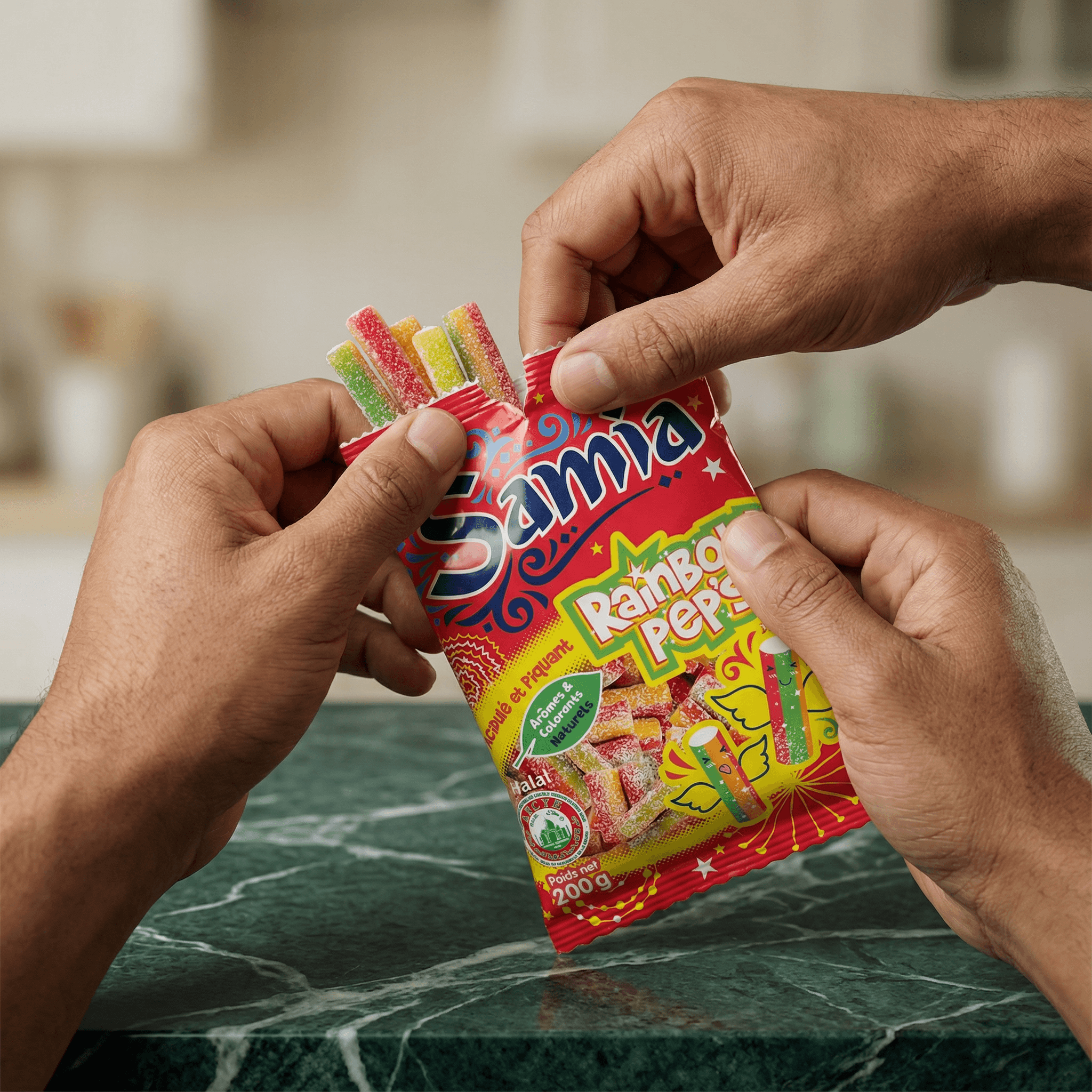 Bonbon Rainbow Peps Halal SAMIA