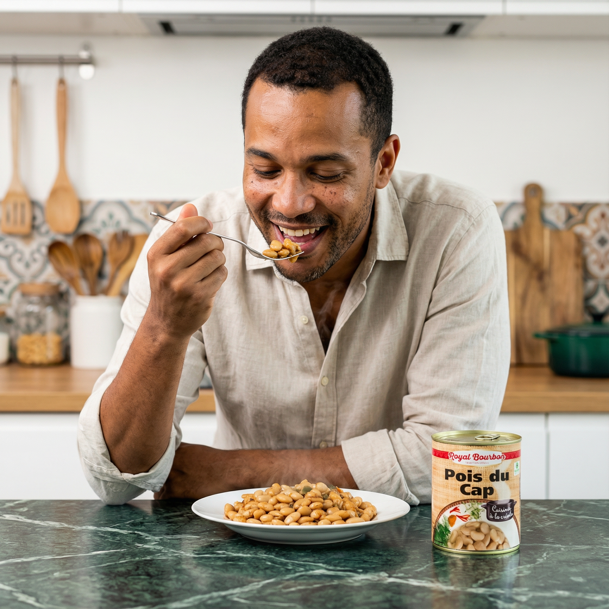 Pois du Cap cuisinés à la créole ROYAL BOURBON