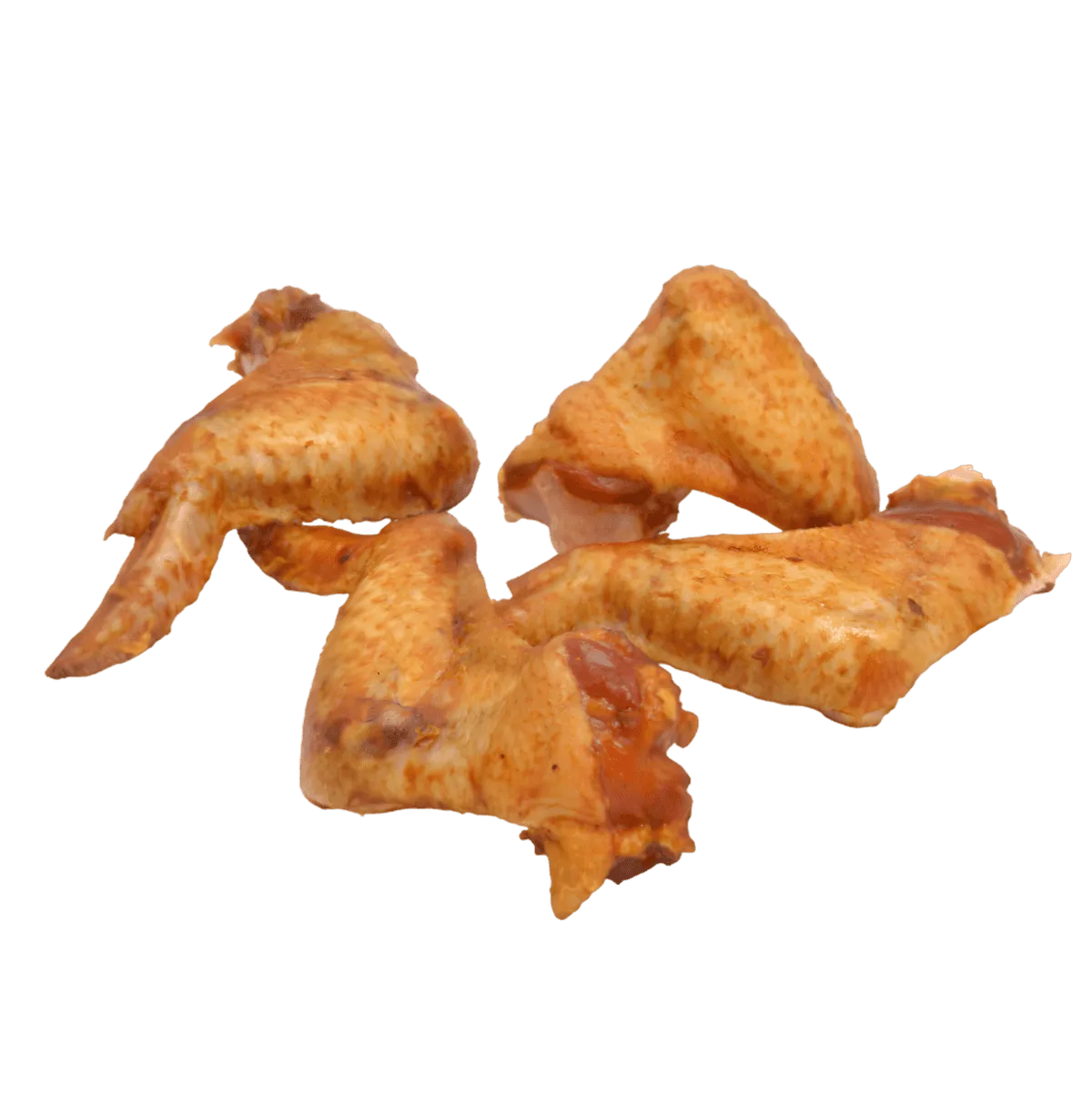 Aile de poulet fumé - VOLAILLE - NKOSI, trio d'ailes de volaille fumée savoureuses, parfaites pour repas rapides ou apéritifs gourmands.