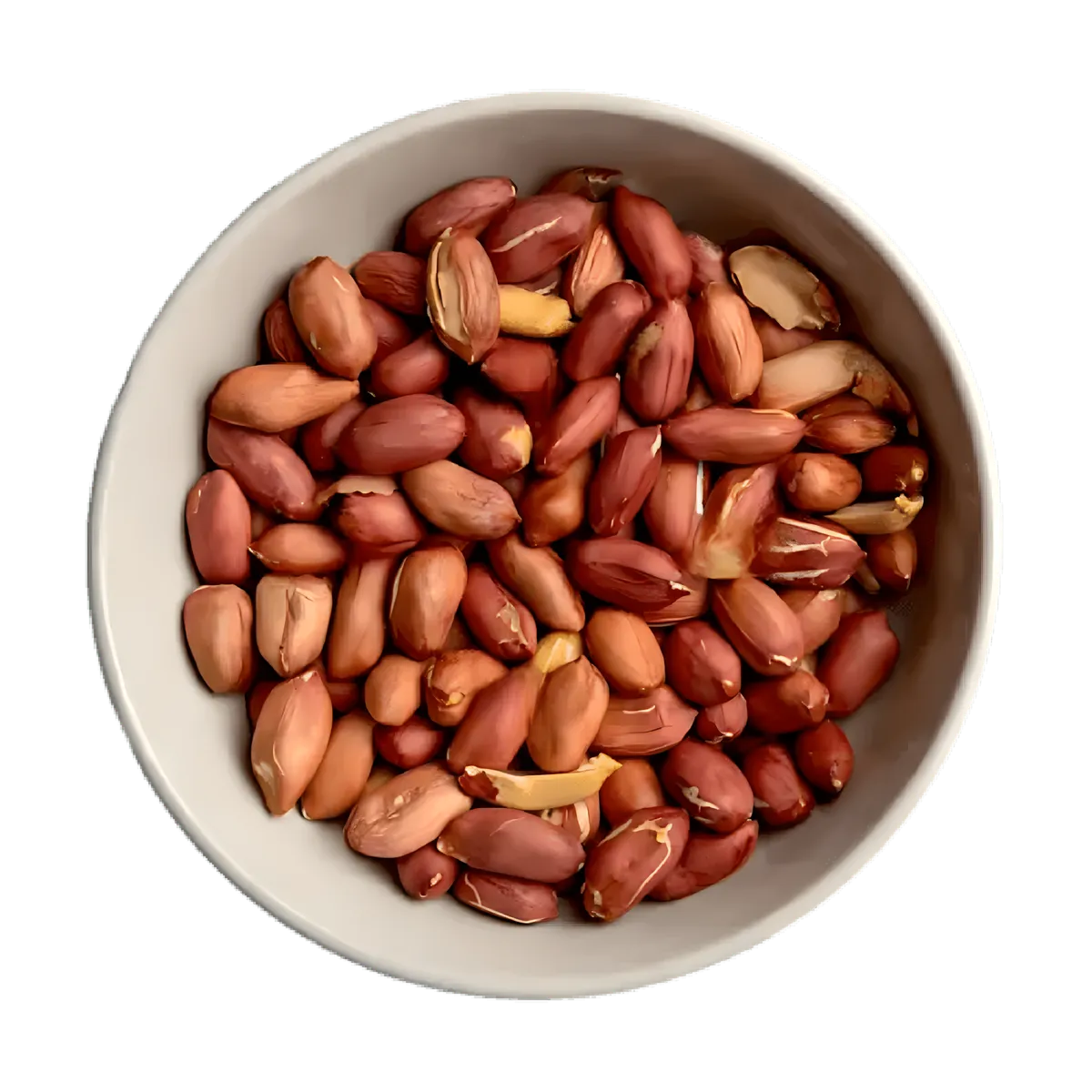 Bol rempli d’arachides crues décortiquées PROFRUIT, mettant en valeur leur texture croquante et leur fraîcheur naturelle.