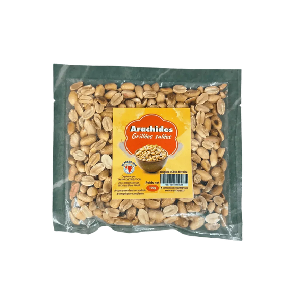 Arachide salées grillées NUMBER ONE - vue alternative packaging | Épicerie africaine NKOSI