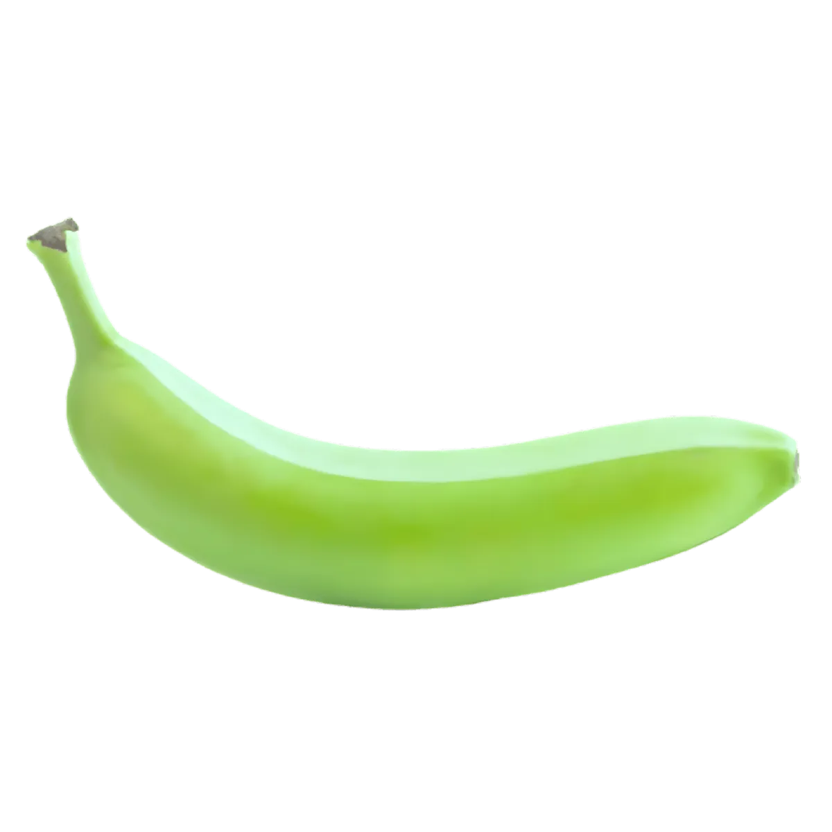 Banane verte entière, ferme et non mûre, idéale pour les usages culinaires polyvalents comme la friture ou les purées. Riche en nutriments.