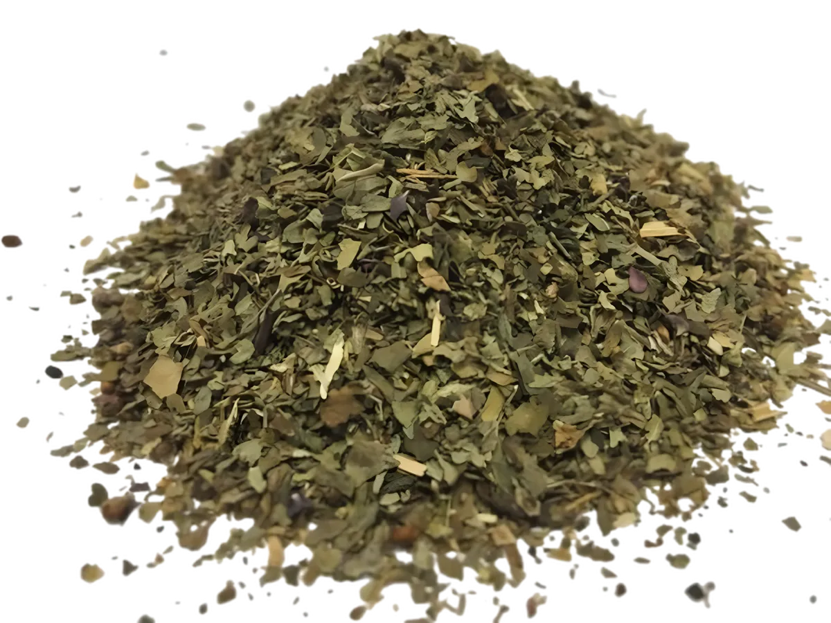 Feuilles de basilic entier SAMIA séchées en vrac, herbe aromatique idéale pour relever sauces, salades et plats cuisinés.