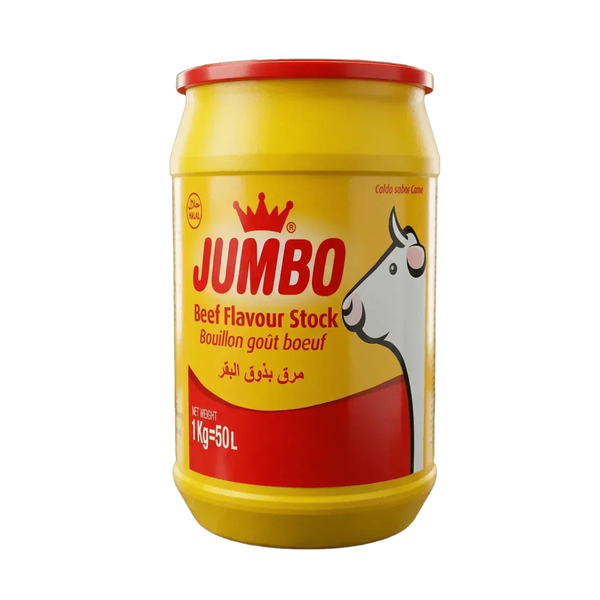 Bouillon Poudre Boeuf JUMBO - vue ingrédients et texture | Épicerie africaine NKOSI