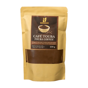 Sachet doré Café Touba BARKELOU 250g : mélange moulu & diarr (poivre de Guinée).