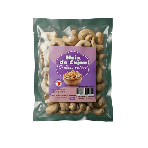 NUMBER ONE grilled cashew, cashew nuts, 100 g | NKOSI
