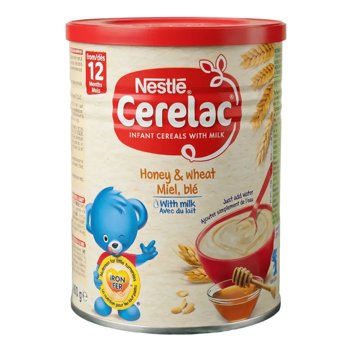 Cerelac Grano Miele Latte NESTLÉ — vista ingredienti e consistenza | Épicerie africaine NKOSI