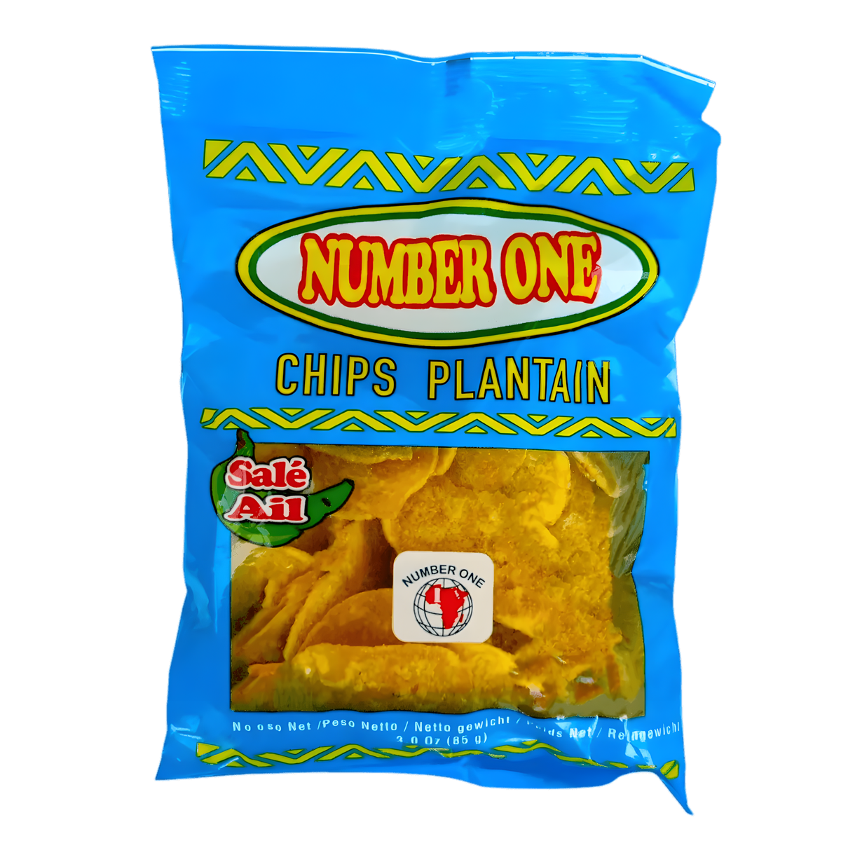 Chips de plantain à l'ail N°1