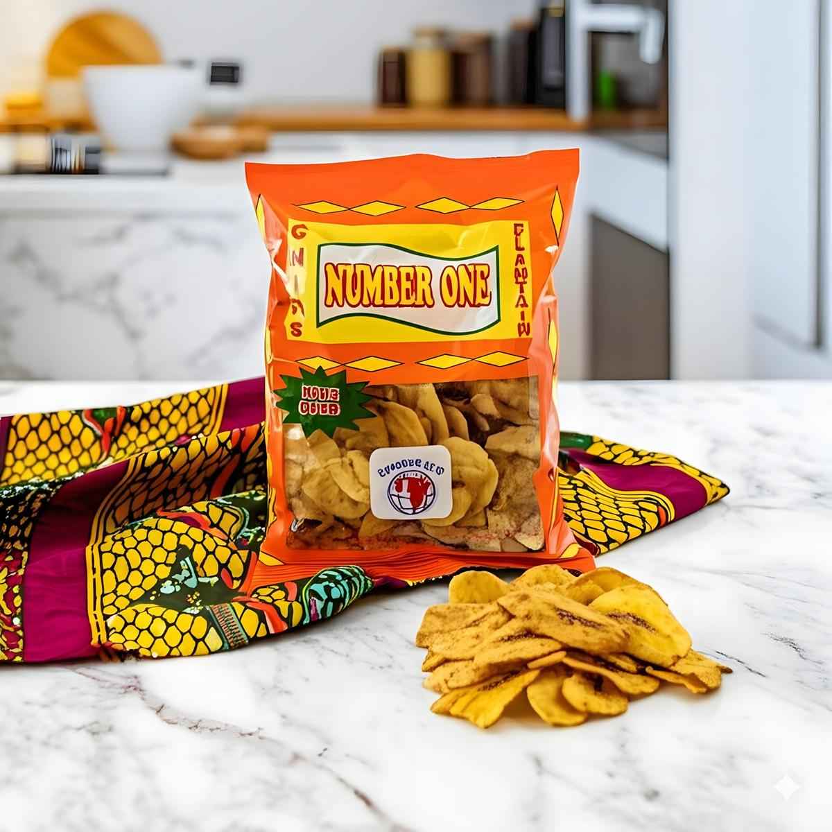 Chips de plantain doux épicées N°1