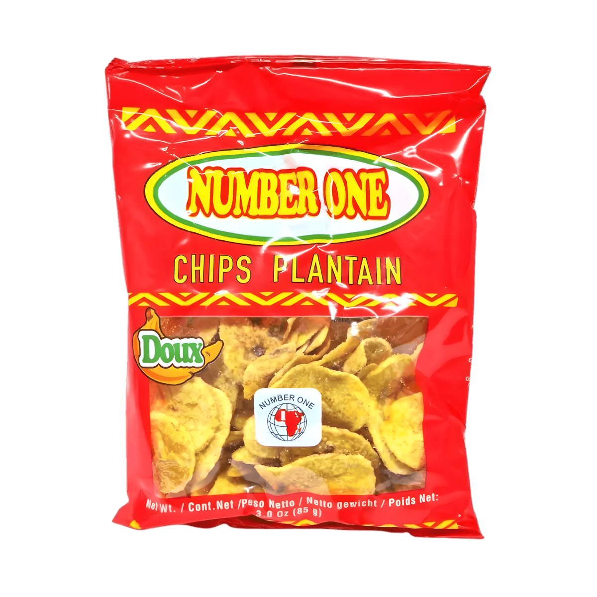 Chips de plantain sucrées (doux) N°1